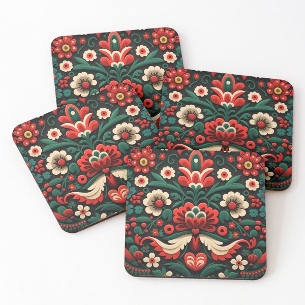 Item preview, polish floral pattern wycinanki designed and sold by Vilemo.
