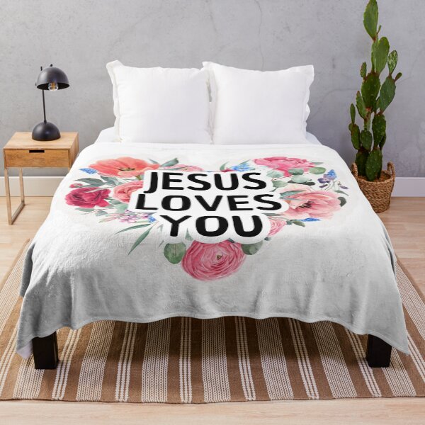 Item preview, Jesus Loves You, Gifts with Christian quotes designed and sold by GiftedFaith.