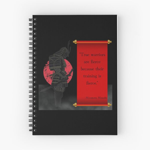 Item preview, "True warriors are fierce because..." - Miyamoto Musashi Quote designed and sold by TheKnightWriter.