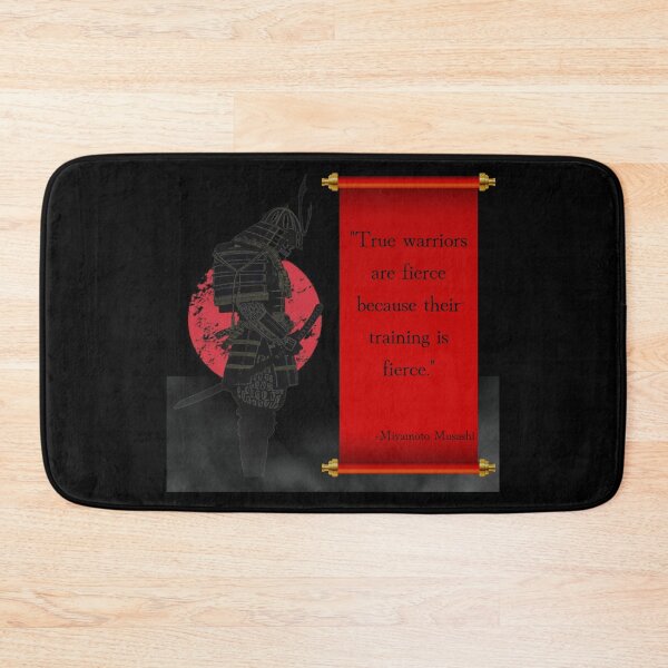 Item preview, "True warriors are fierce because..." - Miyamoto Musashi Quote designed and sold by TheKnightWriter.