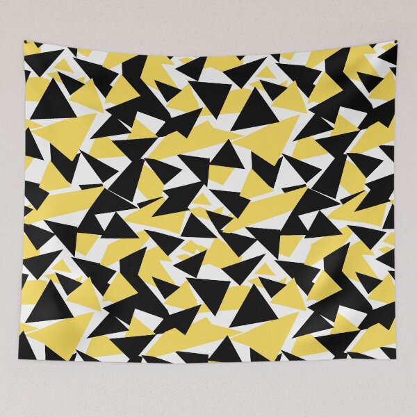 Item preview, Yellow and Black Abstract Pattern  designed and sold by palaco210.