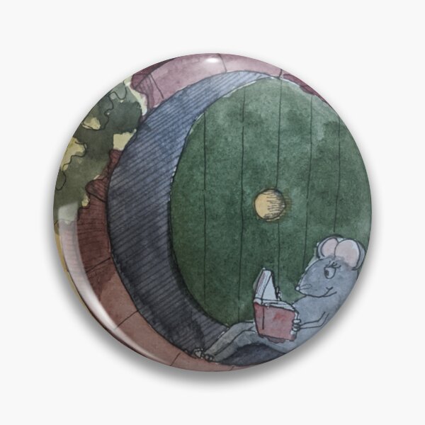 Item preview, Mouse Reading by a door designed and sold by Nicole Hanson.