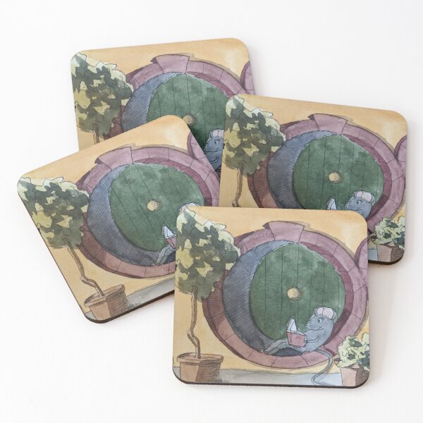 Item preview, Mouse Reading by a door designed and sold by Nicole Hanson.