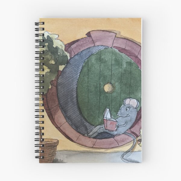 Item preview, Mouse Reading by a door designed and sold by Nicole Hanson.