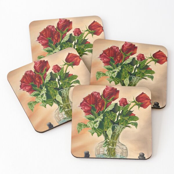 Item preview, Vase of Roses designed and sold by Jacqueline Atchley.