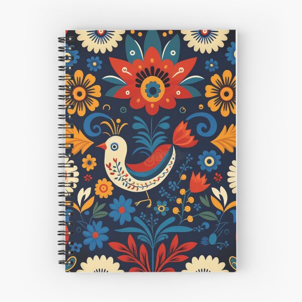Item preview, patrón floral polaco wycinanki designed and sold by Vilemo.