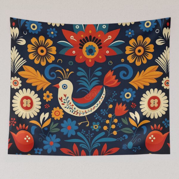 Item preview, polish floral pattern wycinanki designed and sold by Vilemo.