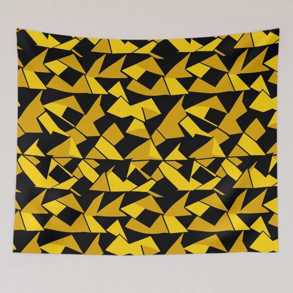 Item preview, Yellow and Black Abstract Pattern  designed and sold by palaco210.