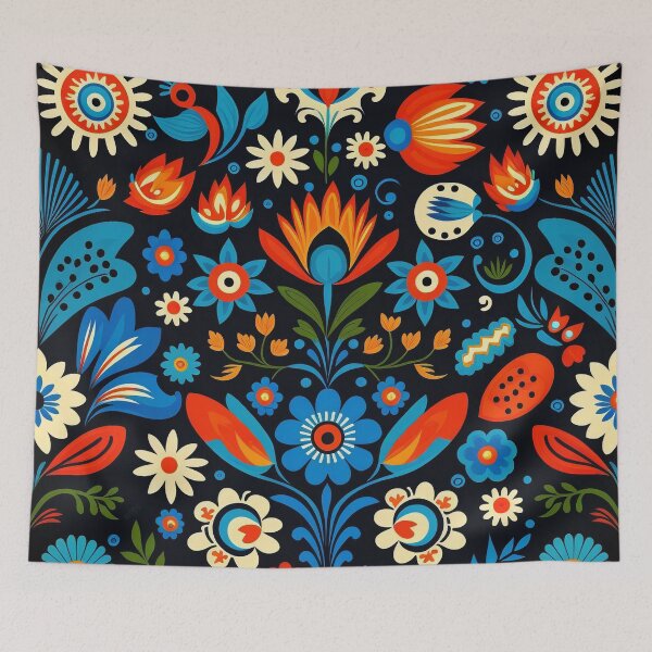 Item preview, polish floral pattern wycinanki designed and sold by Vilemo.