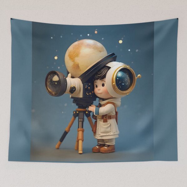 Item preview, Cute mini astronomer designed and sold by WalterGomes.