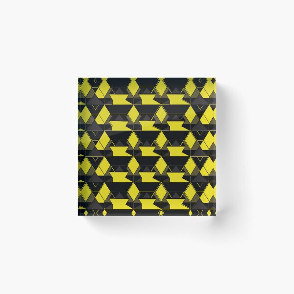 Item preview, Yellow and Black Abstract Pattern  designed and sold by palaco210.