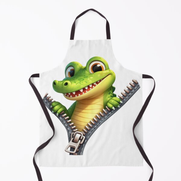 Item preview, Cute crocodile with zip designed and sold by NataAtelierArt.