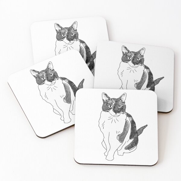 Item preview, Black and White Cat designed and sold by Jmhawx.