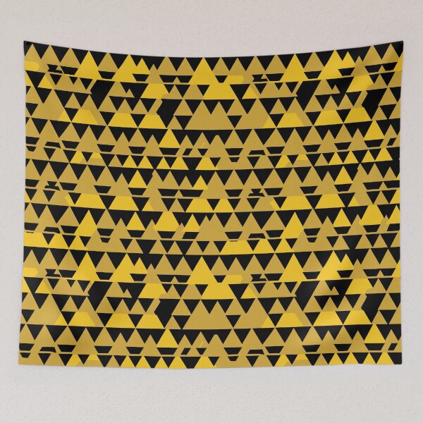 Item preview, Yellow and Black Abstract Pattern  designed and sold by palaco210.