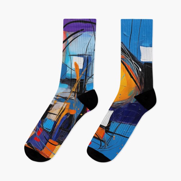 Aperçu de l'œuvre La collection Fiesta - Art moderne vibrant, design géométrique excentrique abstrait audacieux créée et vendue par NortonArt.