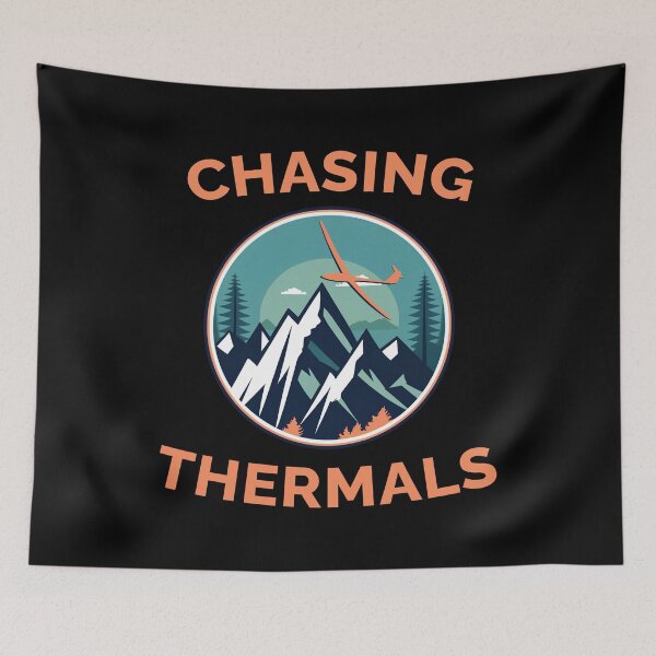 Item preview, Chasing Thermals, Glider Pilot designed and sold by These_Prints.