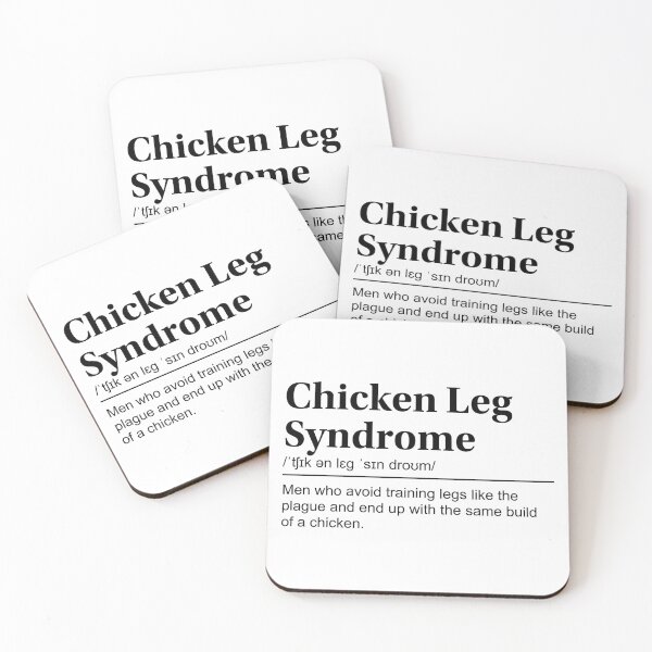 Item preview, Chicken Leg Syndrome Urban Dictionary Design  designed and sold by GainsGraphics.