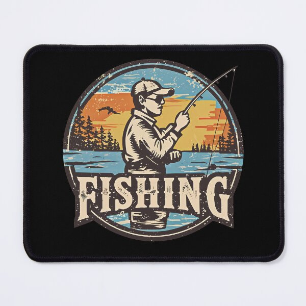 Item preview, Retro Fishing Outdoors Logo designed and sold by mrtraz.