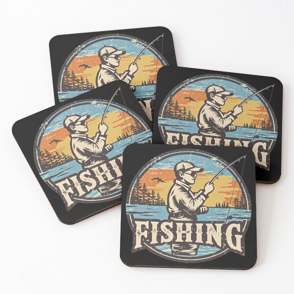 Item preview, Retro Fishing Outdoors Logo designed and sold by mrtraz.