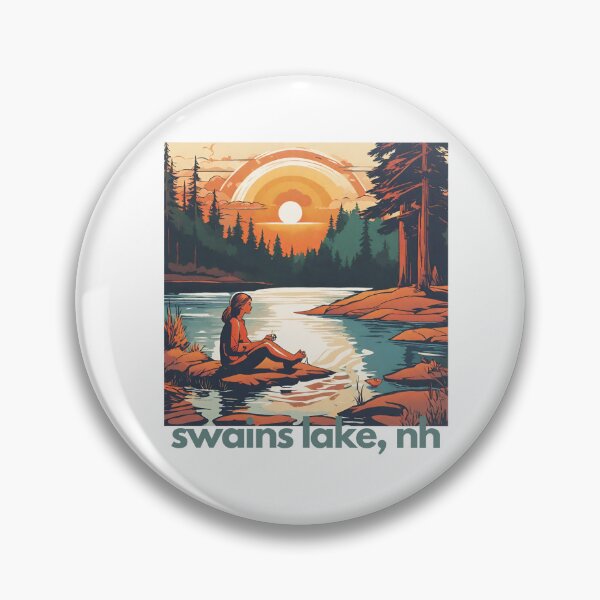 Item preview, Swains Lake Sunset designed and sold by OtterLakeCo.