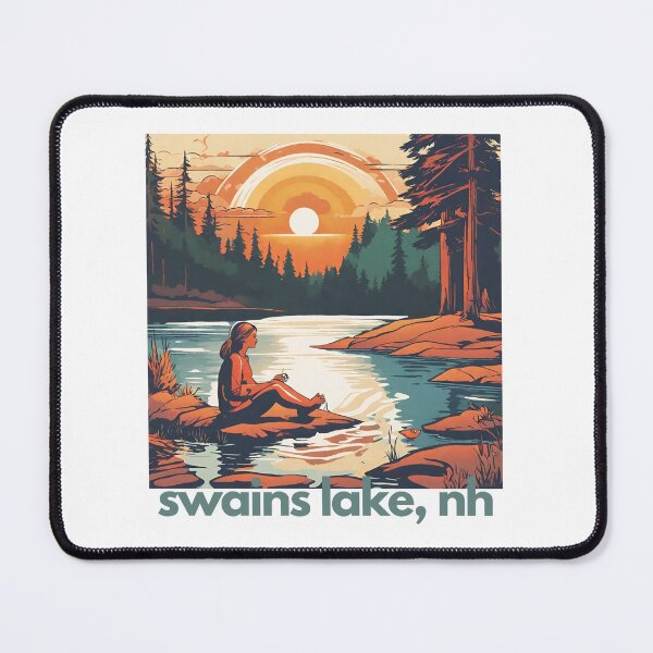 Item preview, Swains Lake Sunset designed and sold by OtterLakeCo.