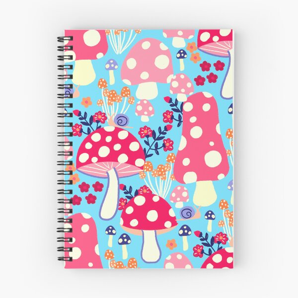 Item preview, (L)Mushroom Wonderland - blue designed and sold by Anelisedesign.