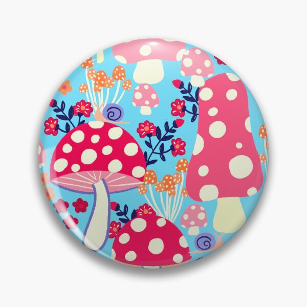 Item preview, (L)Mushroom Wonderland - blue designed and sold by Anelisedesign.