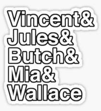 Mia Wallace - Pulp Fiction Sticker