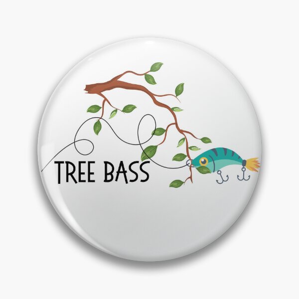 Item preview, Tree Bass Punny Lake Living designed and sold by OtterLakeCo.