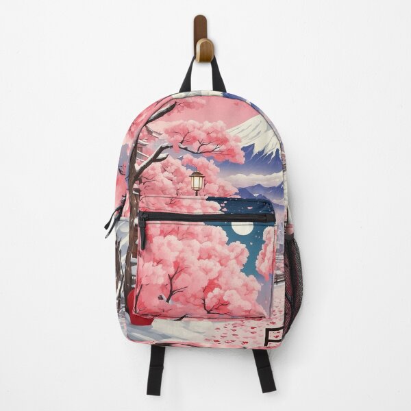 Item preview, Valentines Day Japan Cherry Blossoms Starry Night Tourism Vintage Poster 7 designed and sold by TravelersGems.