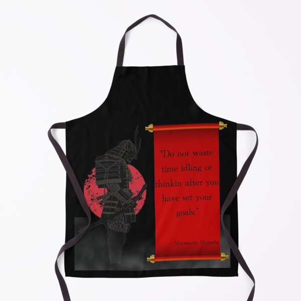 Item preview, "Do not waste time idling or thinking..." - Miyamoto Musashi Quote designed and sold by TheKnightWriter.