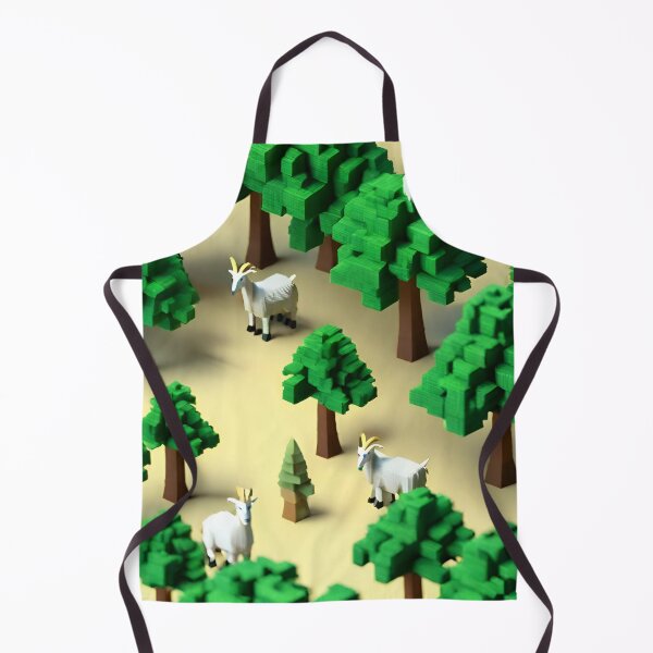 Item preview, Interesting 3 Dimensional Art Trees and Grazing Goats designed and sold by GoodNaturedAI.