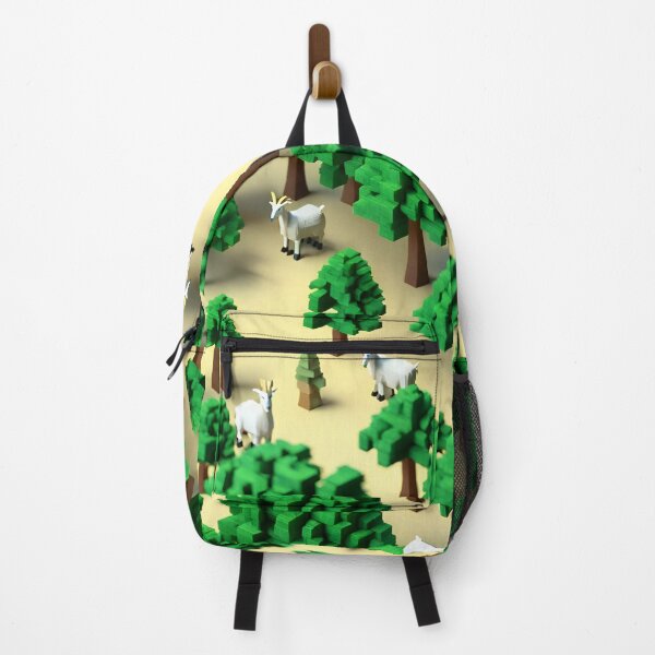 Item preview, Interesting 3 Dimensional Art Trees and Grazing Goats designed and sold by GoodNaturedAI.