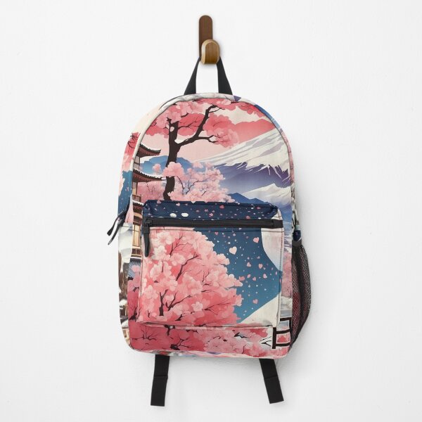 Item preview, Valentines Day Japan Cherry Blossoms Starry Night Tourism Vintage Poster 9 designed and sold by TravelersGems.