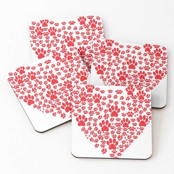 Artikelvorschau, Katzenpfoten Rotes Herz Valentinstag Katze Mama Papa Kitty Kätzchen Katze entworfen und verkauft von ImagineYourART ⭐️⭐️⭐️⭐️⭐️.
