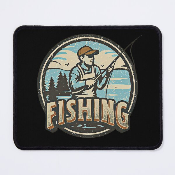 Item preview, Retro Fishing Outdoors Logo designed and sold by mrtraz.