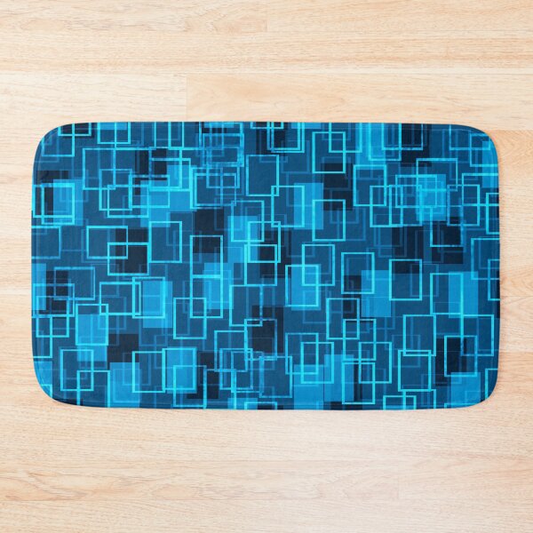 Item preview, Blue Rectangle Pattern  designed and sold by Andrew  Hitchen.