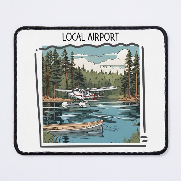 Item preview, Local Airport Punny Lake Living designed and sold by OtterLakeCo.