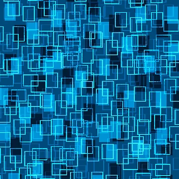 Artwork thumbnail, Blue Rectangle Pattern by Andrew Hitchen
