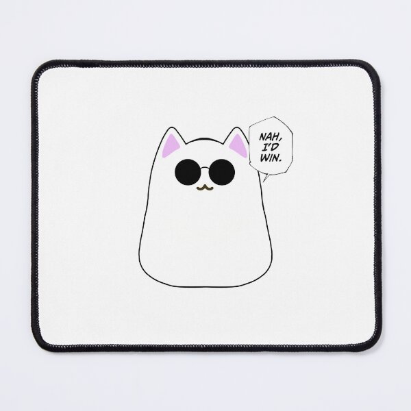 Item preview, Nah I'd Win Gojo Cat designed and sold by StaticalstarYT.