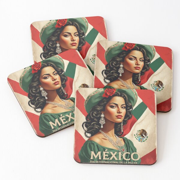 Item preview, International Women's Day Mexico Spanish Tourism Vintage Poster 2 designed and sold by TravelersGems.