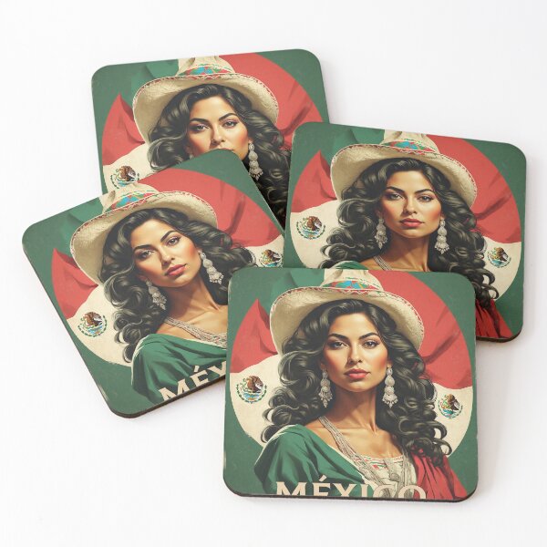 Item preview, International Women's Day Mexico Tourism Vintage Poster designed and sold by TravelersGems.