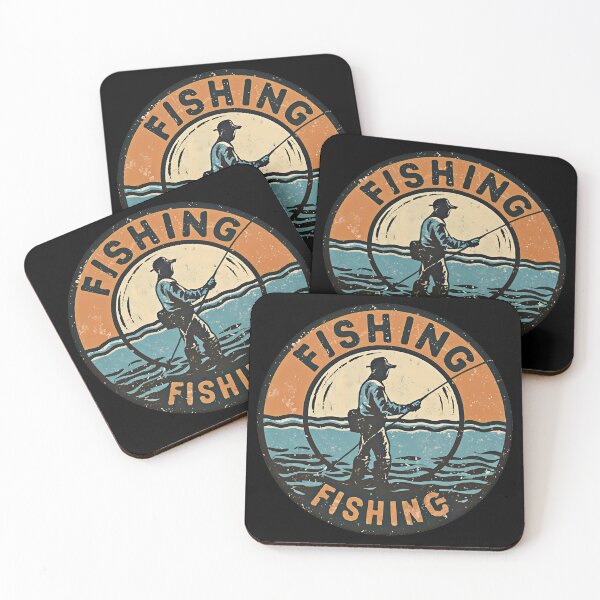 Item preview, Retro Fishing Outdoors Logo designed and sold by mrtraz.