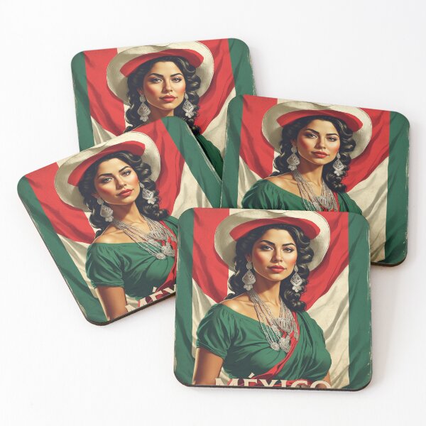 Item preview, International Womens Day Mexico Spanish Tourism Vintage Poster 3 designed and sold by TravelersGems.