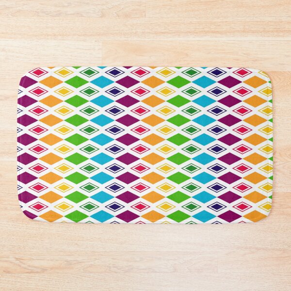 Item preview, Pattern - Colorful Rhombuses designed and sold by Ederson D'Mind.