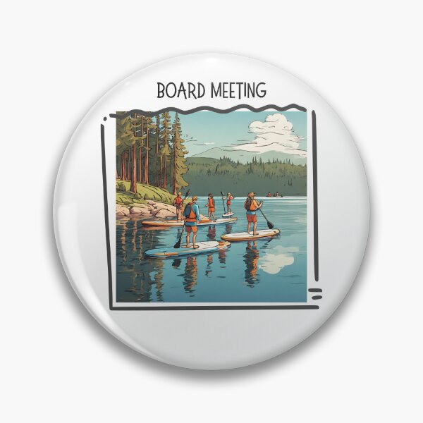 Item preview, Board Meeting Lake Living designed and sold by OtterLakeCo.