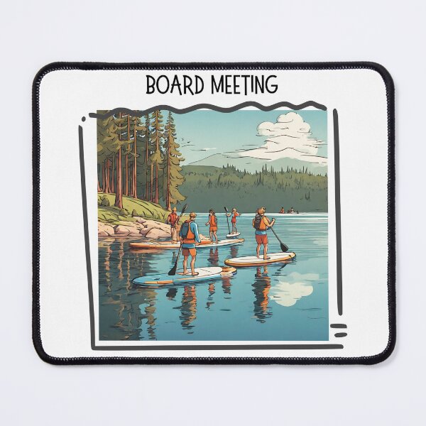 Item preview, Board Meeting Lake Living designed and sold by OtterLakeCo.
