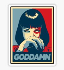 Goddamn - Pulp Fiction Sticker