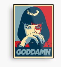 Goddamn - Pulp Fiction Metal Print