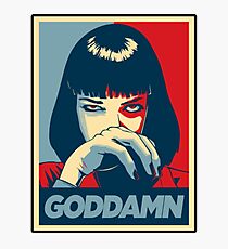 Goddamn - Pulp Fiction Photographic Print